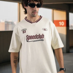 Alternative view of speed club cream half sleeve t-shirt