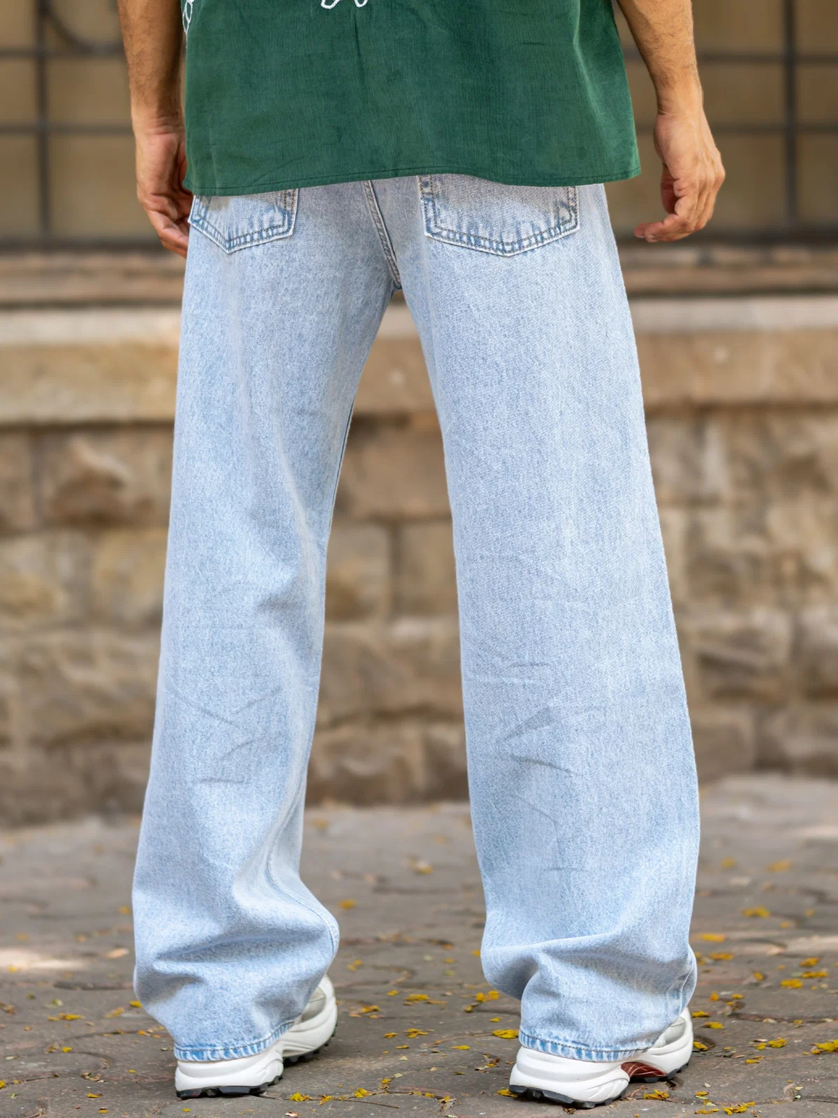 baggy sky fade bootcut denim - Image 2