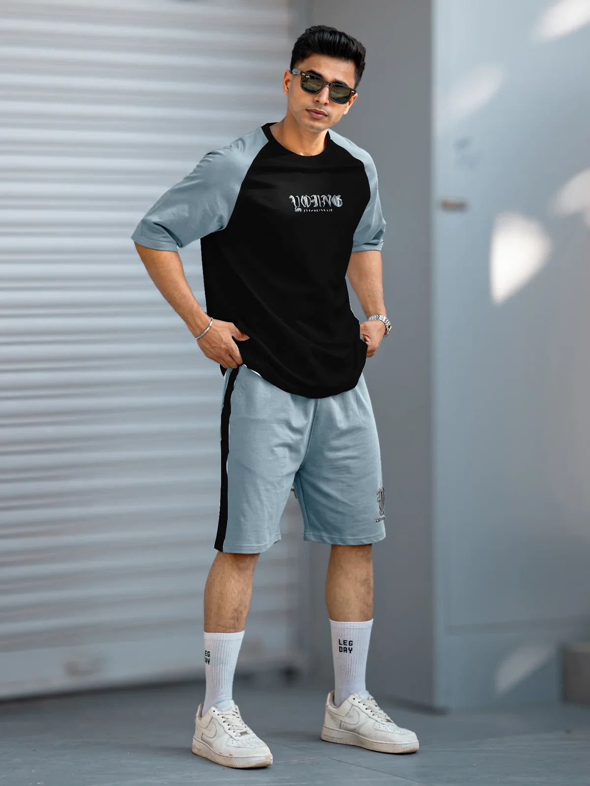 young black light grey co-ords set - Image 3